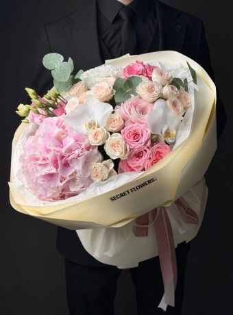 Buchet Poveste Roz
